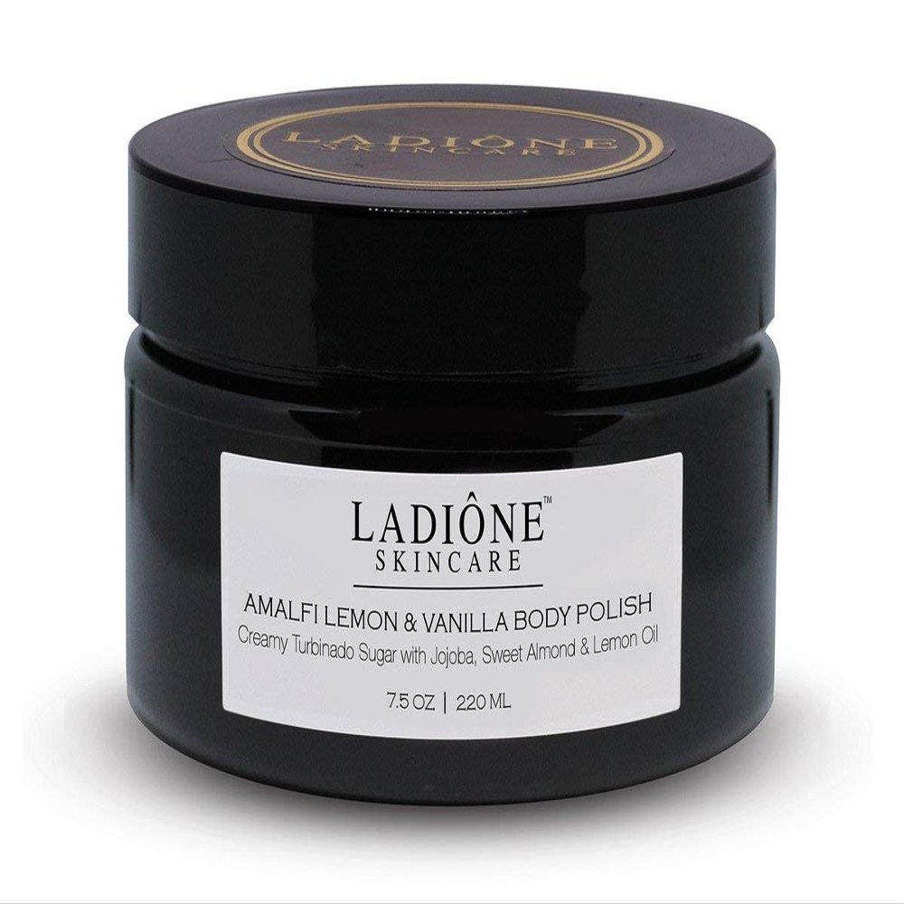 Amalfi Lemon & Vanilla Body Polish (USDA Organic + Natural Ingredients) - LADIONE SKINCARE