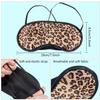 10 Pack Sleep Mask, Leopard Eye Masks Shade Cover for Sleeping, Shift Work, Naps, Travel Pouch Night Blindfold Airplane Relaxing Eyeshade Cover with Nose Pad for Men Women view 4