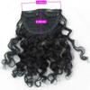 RemeeHi 8" Clip on Jerry Curly Hair Bangs Extension 23g Afro Fluffy Clip in Topper 100% Human Hair Front Fringe Hair Pieces 8# Chestnut Brown view 3