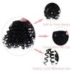 RemeeHi 8" Clip on Jerry Curly Hair Bangs Extension 23g Afro Fluffy Clip in Topper 100% Human Hair Front Fringe Hair Pieces 8# Chestnut Brown view 4