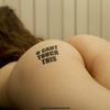 10 x U CANT TOUCH THIS Tattoo - lettering in black - temporary skin tattoo (10) view 2
