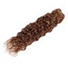 FEEL ME Brazilian Human Hair Bundles Water Wave 22 Inch 100gram/lot Color 30 Brown Wet and Wavy Brazilian Hair Weave Bundles Unprocessed 8a Hair Extension view 3
