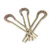 3 Pcs Fashion Retro Alloy U-shaped Hair Fork Hair Stick Rhinestone Crystal Hair Pins Woman Elegant Modeling Hair Accessories (A#) view 3