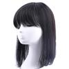 100% Human Hair Crown Bang Topper 4"x4.3" Mono Top Clip in Bob Hair Toppers Toupee Hair Pieces for Women, 8" Dark Brown view 1