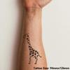 Azeeda 'Giraffe' Temporary Tattoo - Water Resistant, Skin-Safe, Non-Toxic Transfer (TO00021493) view 2