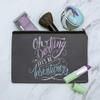 Oh Darling Let's Be Adventurers Makeup Cosmetic Bag Organizer Pouch view 2