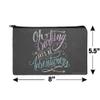 Oh Darling Let's Be Adventurers Makeup Cosmetic Bag Organizer Pouch view 4