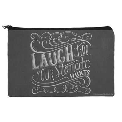 GRAPHICS & MORE Laugh Till Your Stomach Hurts Makeup Cosmetic Bag Organizer Pouch