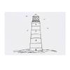 Azeeda 'Lighthouse' Temporary Tattoo - Water Resistant, Skin-Safe, Non-Toxic Transfer (TO00022204) view 1