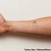 Azeeda 'Lighthouse' Temporary Tattoo - Water Resistant, Skin-Safe, Non-Toxic Transfer (TO00022204) view 2