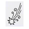 Azeeda 'Shooting Star' Temporary Tattoo - Water Resistant, Skin-Safe, Non-Toxic Transfer (TO00024948) view 1