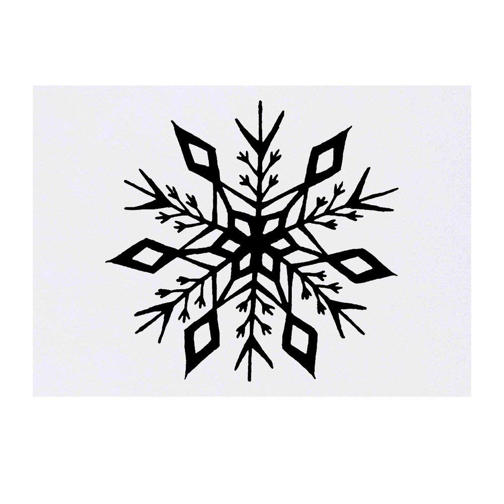 Azeeda 'Snowflake' Temporary Tattoo - Water Resistant, Skin-Safe, Non-Toxic Transfer (TO00030866)