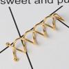 20 Pieces Simple Styles Spiral Bobby Pins Spiral Hair Pins Screw Hair Pin Bridal Bun Make Spin Pins Round Ball Tips Design Spiral Hair Clip Bun Stick Pick for Women DIY Hair Style, Golden view 2