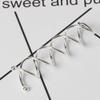 20 Pieces Simple Spiral Bobby Pins Hair Clips with Round Ball Tips for Bridal Updo & DIY Hairstyles, Spin Bun Sticks for Women and Girls, Silver view 2