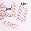20 Pieces Simple Spiral Bobby Pins Hair Clips with Round Ball Tips for Bridal Updo & DIY Hairstyles, Spin Bun Sticks for Women and Girls, Silver view 3