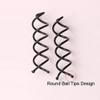 20 Pieces Simple Spiral Bobby Pins Hair Clips with Round Ball Tips for Bridal Updo & DIY Hairstyles, Spin Bun Sticks for Women and Girls, Silver view 4