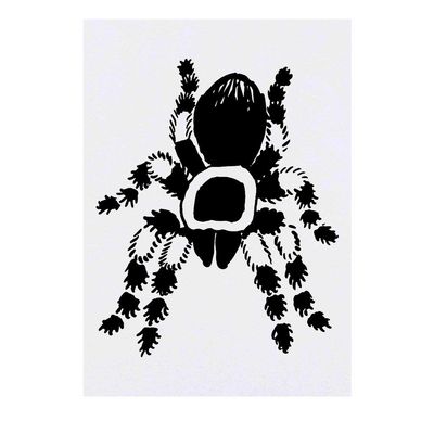 Azeeda 'Tarantula' Temporary Tattoo - Water Resistant, Skin-Safe, Non-Toxic Transfer (TO00030979)