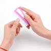 ALIQI 4 PCS 8.2CM Colorful Nail Brush, Nail Hand Scrubbing Cleaning Brush, Fingernail Brush, Handle Nail Brush Hand Scrubbing Cleaning Brush, Nail Brushes view 4