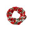 Ambesonne Poppy Flower Headband for Women, Abstract Pattern with Garden Foliage Botanical Bouquets Flowery Meadows, Elastic Comfy Hair Accessory Knotted Head Wrap Everyday Use, XS-S, White Green Red view 2