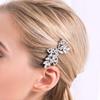 2 Pcs Shining Rhinestone Leaf Bobby Pin Hair Clips Bridal Side Clip Hair Barrettes Hairpin Woman Elegant Hair Accessories view 2