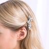 2 Pcs Shining Rhinestone Leaf Bobby Pin Hair Clips Bridal Side Clip Hair Barrettes Hairpin Woman Elegant Hair Accessories view 3