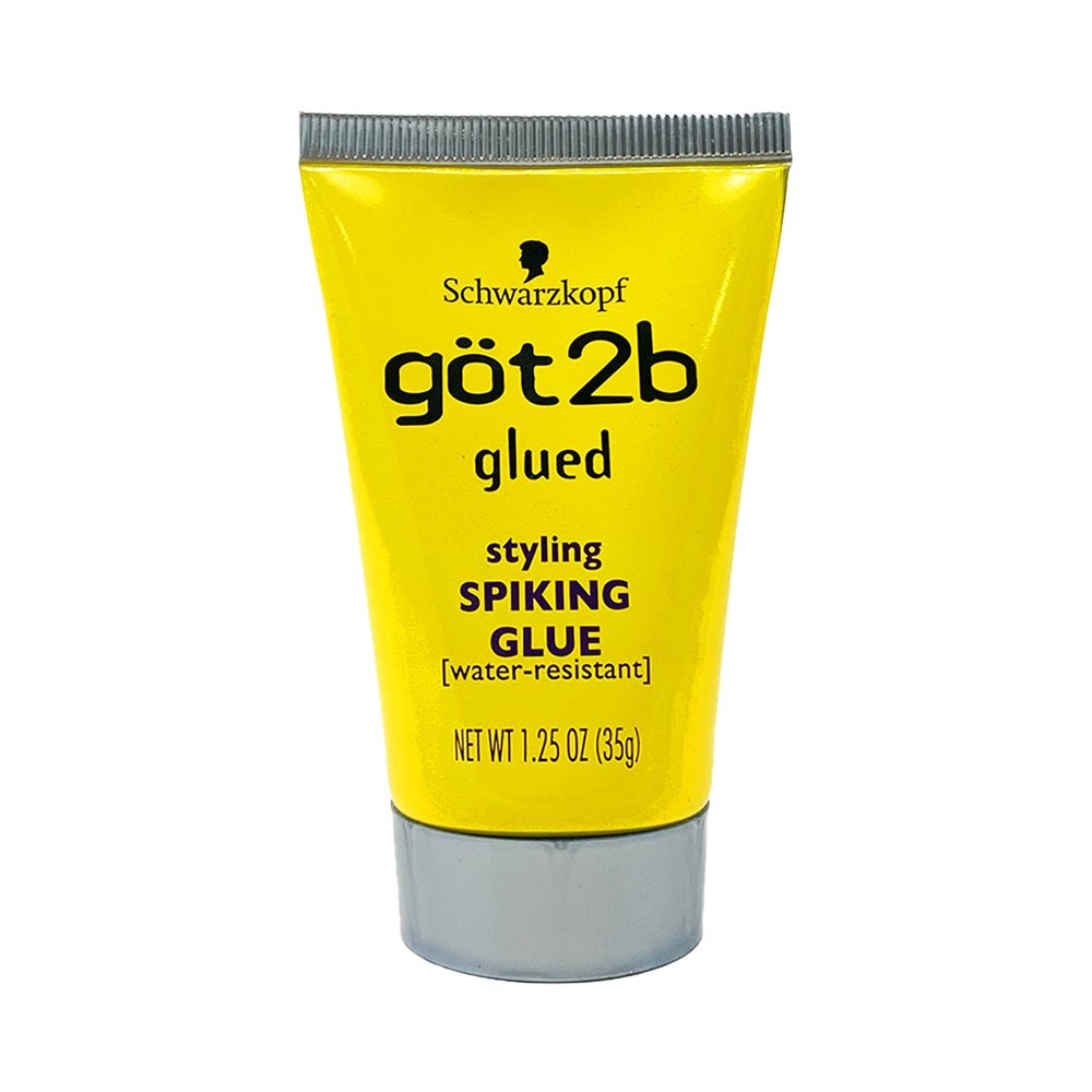 (6Pack) Glued Styling Spiking Water Resistant Glue Unisex by Got2B, 1.25 Ounce