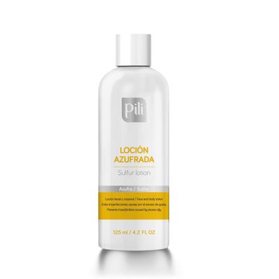 Pili Sulfur Lotion Helps Control Oily Skin & Reduce Shine Lightweight Face & Body Skincare Fast-Absorbing & Non-Greasy Formula 4.2 fl. oz.