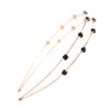 Fodattm Sweet Rhinestone Double Row Headband Hair Hoop Crystal Hairband Hair Accessories for Women (gold) view 1