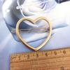 10 Pcs Hollow Smooth Love Heart Hair Pins Clip - Fashion Cute All-Match Hairpin Side Clamp Liu Hai Horse Tail Clip for Women Lady view 2