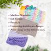 3 Pack Rainbow Handmade Cotton Soap Pouch for Shower with Drawstring - Machine Washable - Divine Goddess Soaps - for Full Size Bar view 3