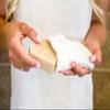 3 Pack Rainbow Handmade Cotton Soap Pouch for Shower with Drawstring - Machine Washable - Divine Goddess Soaps - for Full Size Bar view 4