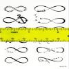 PARITA Small Tattoos Heart Bird Anchor Eight Infinity Lines Cartoon Temporary Water Transfer Tattoo Paper for Women Kids Men Body Art Arms Legs Hand Neck Decorations Fun Party Gift (Pack 3 PCS.) (15) view 2
