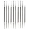 10 Pieces Set Nail Curette Under-nails Cleaner Double Ended 1.5mm-2.5mm Dermal Ingrown Toe-Nail Cleaning Scoops Manicure Pedicure Cuticle Tools view 1