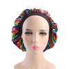 Magik Women Satin Night Sleep Cap Hair Bonnet Hat Silk Head Cover Wide Elastic Band (2 Pack, Holographic Black) view 3