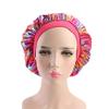 Magik Women Satin Night Sleep Cap Hair Bonnet Hat Silk Head Cover Wide Elastic Band (2 Pack, Holographic Hot Pink) view 2