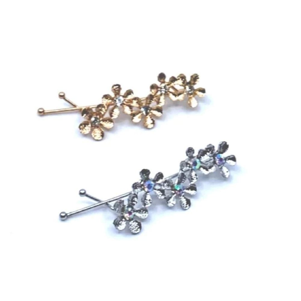 Daisy Rhinestone Barrette