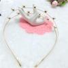 2PCS Rhinestone Headband Headwear Hair Hoop Head Band Hair Band for Women Imitation Pearl Hair Headdress Accessories (D#) view 3