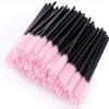 50 Pcs Eyelash Brushes Makeups Brushes Disposable Mascara Wands Applicator Eye lashes Cosmetic Brush Maquiagem Makeup Tool (pink) view 4