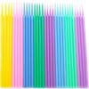 100pcs/bag Durable Micro Disposable Eyelash Extension Make up Brushes Individual Applicators Mascara Removing Tools Swabs (green) view 3