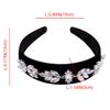 Elegant Shining White Rhinestones Headband Wide Side Hair Band Hair Hoop Women Lady Headwear Hairstyle Accessories view 2