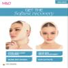 M&D Face Slimming Chin Strap Lipo Compression Garment Mentonera Postquirrgica Facial Beige S view 3
