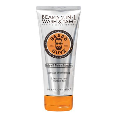 Beard Guyz 2-in-1 Beard Wash and Conditioner, Deep Cleansing Beard Shampoo for Men, Softening & Taming Formula  6.7 oz (Pack of 1)