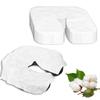 120 Pieces Disposable Face Cradle Covers,Silky Soft headrest massage table paper towels,Massage Face Rest for chair massages and massage therapist (Face Cradle Covers) view 1