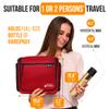 Travel Toiletry Bag for Men and Women - Large Hanging Toiletry Organizer - Waterproof Hygiene Bag with Metal XXL Swivel Hook, with Sturdy Zippers and 19 Compartments for Toiletries, Makeup, Cosmetics view 4