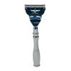 G.B.S 5 Blade Compatible Chrome Steel Shaving Razor  Weighted Handle for Maximum Control  Luxury Men's Razor for a Smooth, Close Shave  Compatible with Leading 5-Blade Cartridges view 2