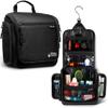 Travel Toiletry Bag for Men and Women - (10.6x10.6x3.2) Large Hanging Toiletry Organizer - Waterproof Hygiene Bag with Metal XXL Swivel Hook, with Sturdy Zippers and 19 Compartments for Toiletries view 1