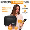 Travel Toiletry Bag for Men and Women - (10.6x10.6x3.2) Large Hanging Toiletry Organizer - Waterproof Hygiene Bag with Metal XXL Swivel Hook, with Sturdy Zippers and 19 Compartments for Toiletries view 4