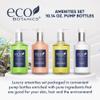 Eco Botanics Hotel Amenities Set | 10.14oz Pump Bottles | Shampoo, Conditioner, Hand & Body Wash, and Lotion | Set of 4 view 2