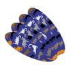 Crazy Cat Pattern Double-Sided Oval Nail File Emery Board Set 4 Pack view 1