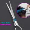 COOLALA Stainless Steel Hair Cutting Scissors 6.5 Inch Hairdressing Razor Shears Professional Salon Barber Haircut Scissors, One Comb Included, Home Use for Man Woman Adults Kids Babies view 4